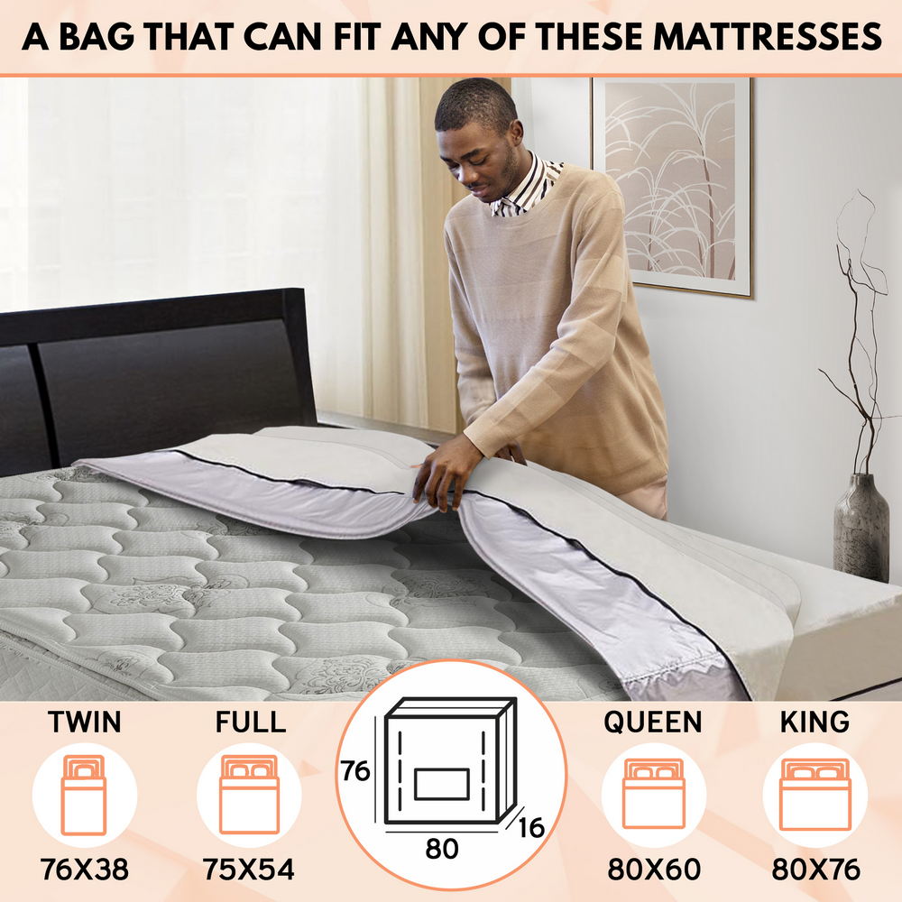 Queen size store mattress moving bag